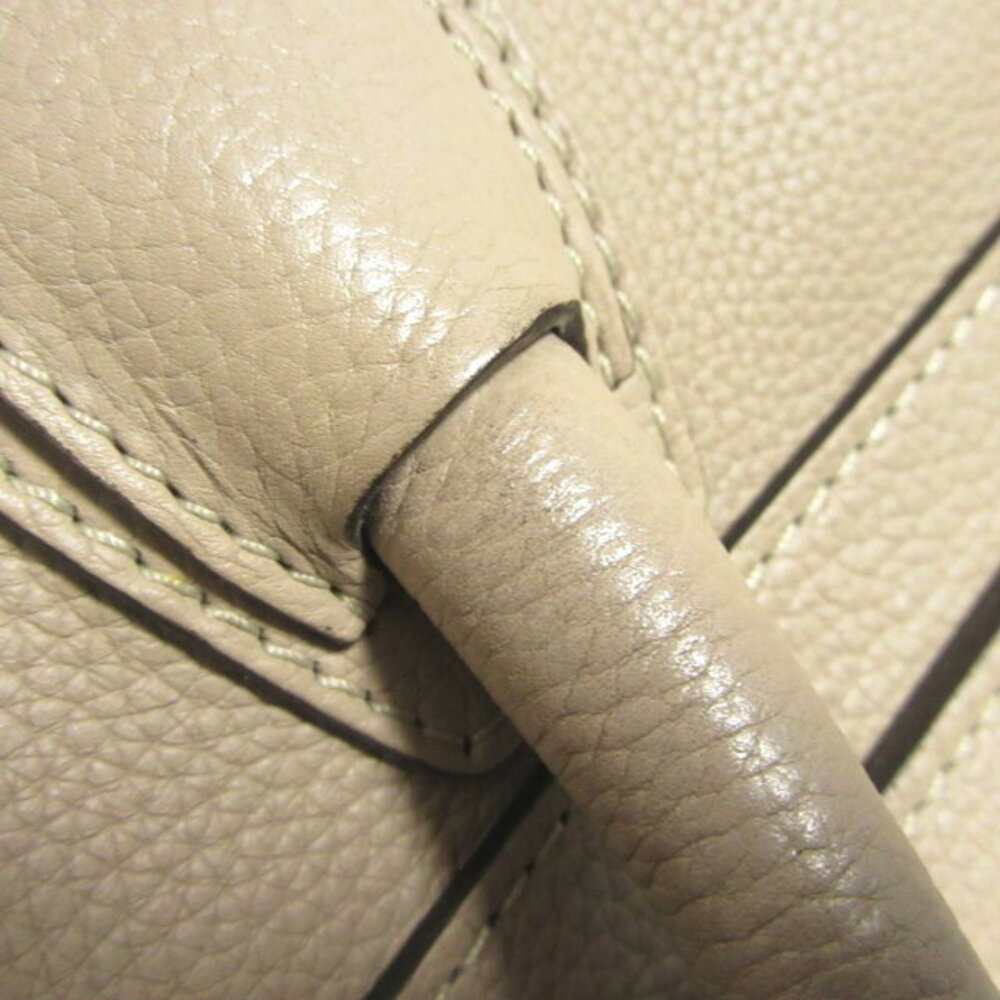 Celine Luggage Shopper Handbag Leather Gray Beige Bag - Picture 15 of 16